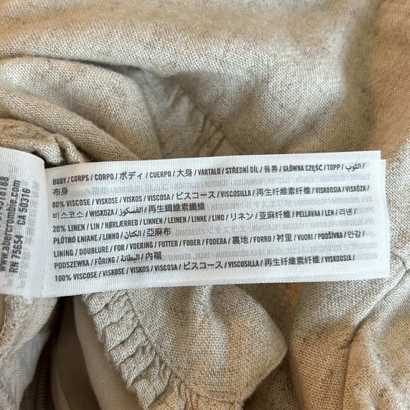Abercrombie & Fitch Linen Blend Romper - Picture 10 of 10